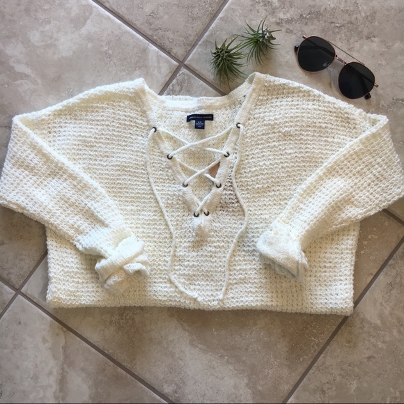 American Eagle Outfitters Sweaters - NWT AE Cross Neck Sweater